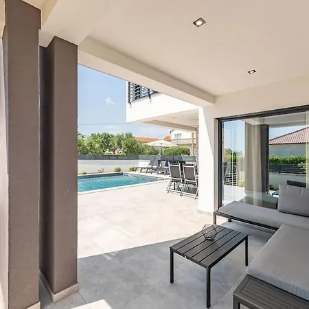 Villa Brand New Olivia 30m From The Sea With Heated Pool And Jacuzzi Zaton (Zadar)